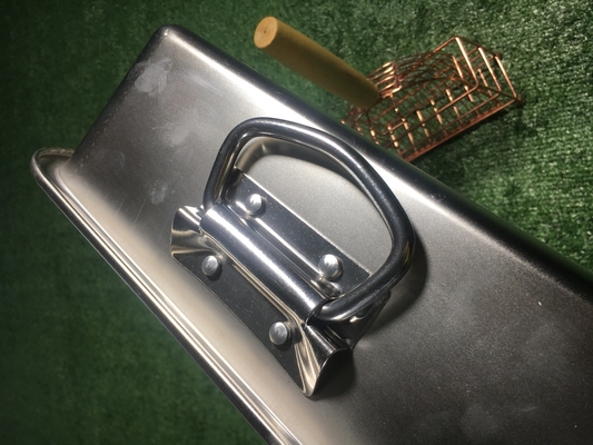 45x30x10cm Stainless Steel Cat Litter Basin Convenient Open Type for Stool Cleaning
