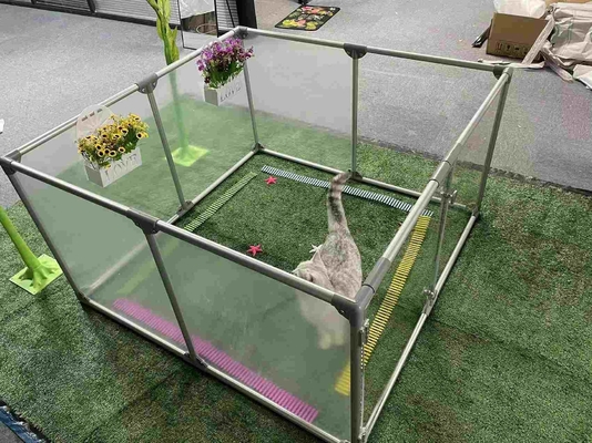 Breathable Sturdy Lightweight Portable Pet Playpen Fence Cage with Customized Logo