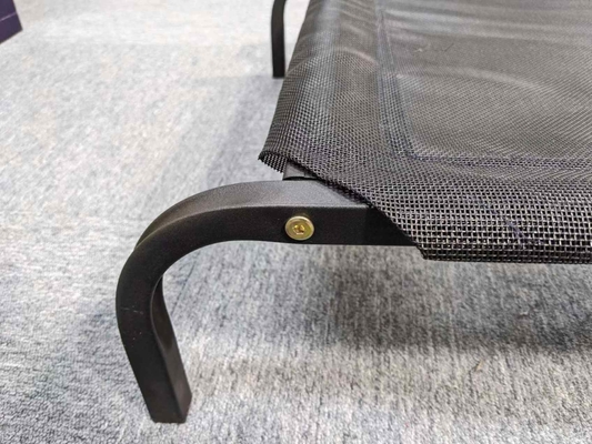 Powder Coated Elevated Dog Bed with Breathable Design and Waterproof Material