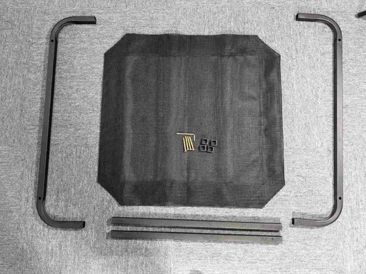 Portable XL Stainless Steel Pet Bed with Elevated Design and Animal Representation