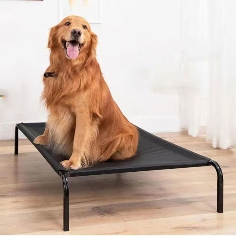 Animal Pattern Elevated Pet Bed for Summer Cooling Portable Camp Dog Bed in Shanghai
