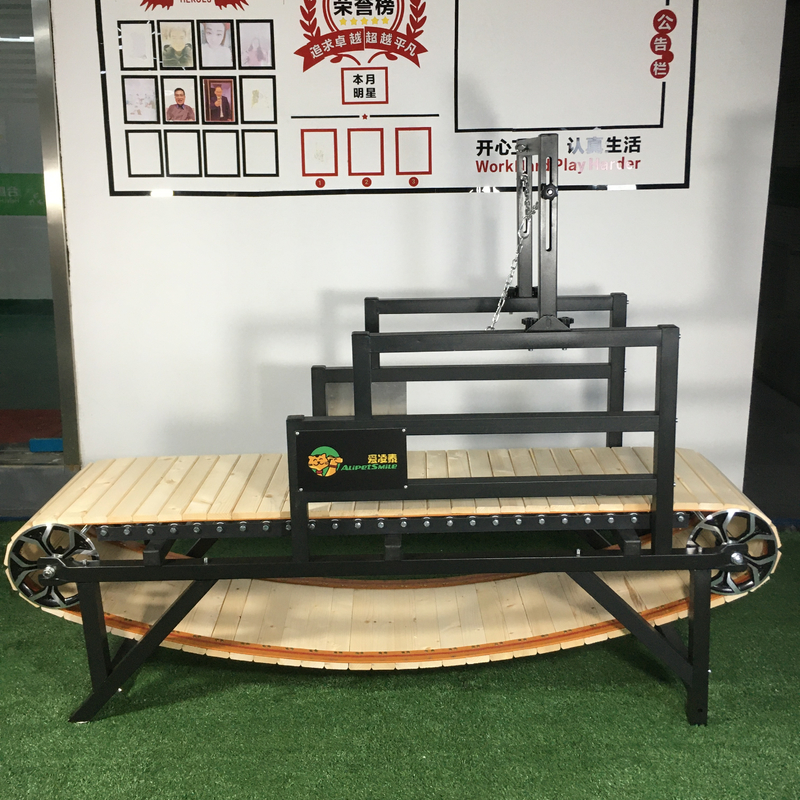 Wooden Dog Treadmill Walking Machine with Customized Color and Durable Material