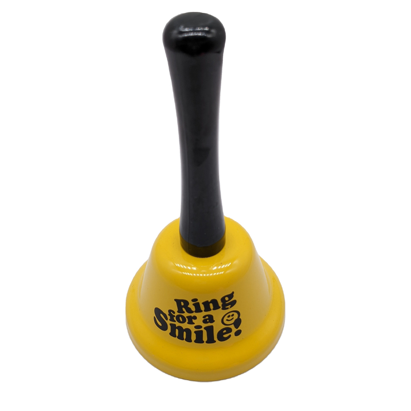 Large Loud Hand Bell for Schools Dinner Calling and Seniors Plastic Handle Iron Bell