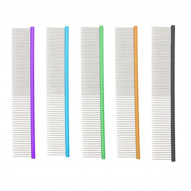 Stainless Steel Pet Comb for Cats and Dogs Open Knot 26.5g Weight Professional Grade
