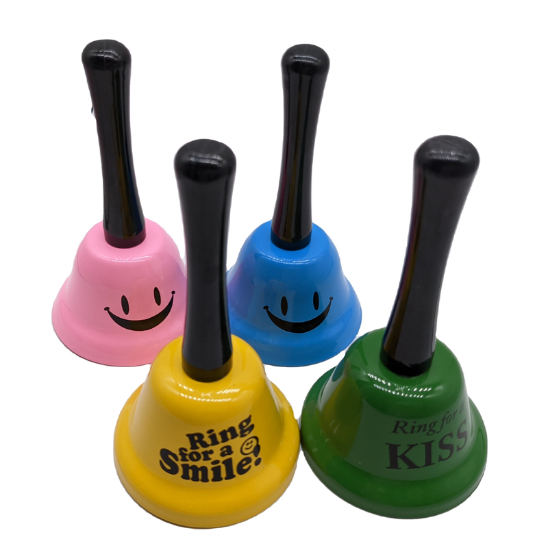 Antioxidant Hand Ringing Bell for Calling in Metal Color Restaurant Pass Food Bell
