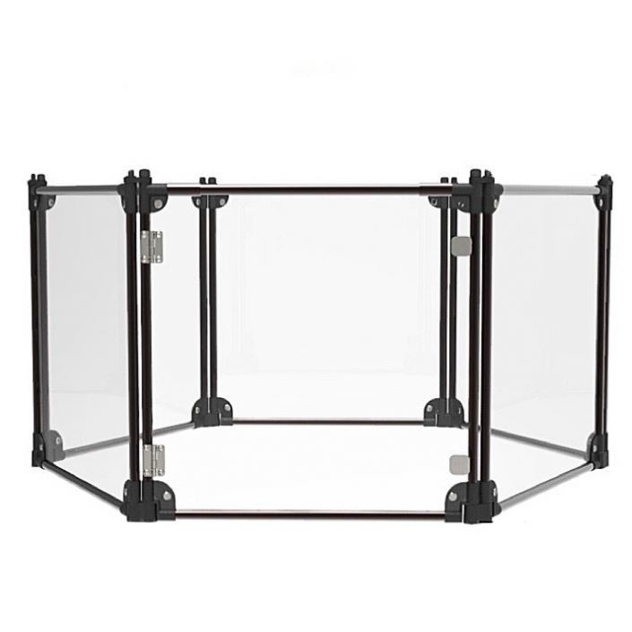 Pet Cage Acrylic Transparent Dog Fence for Free Combination in Medium to Large Size