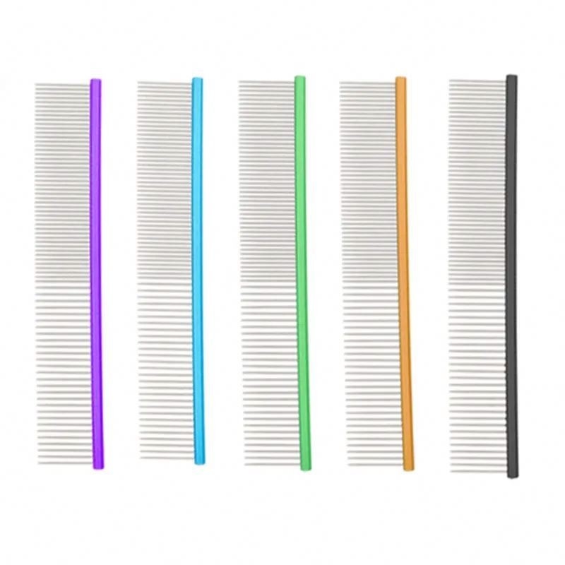 Functional Hair Grooming Pet Dog Comb with Customized Color and Durable Aluminium Alloy