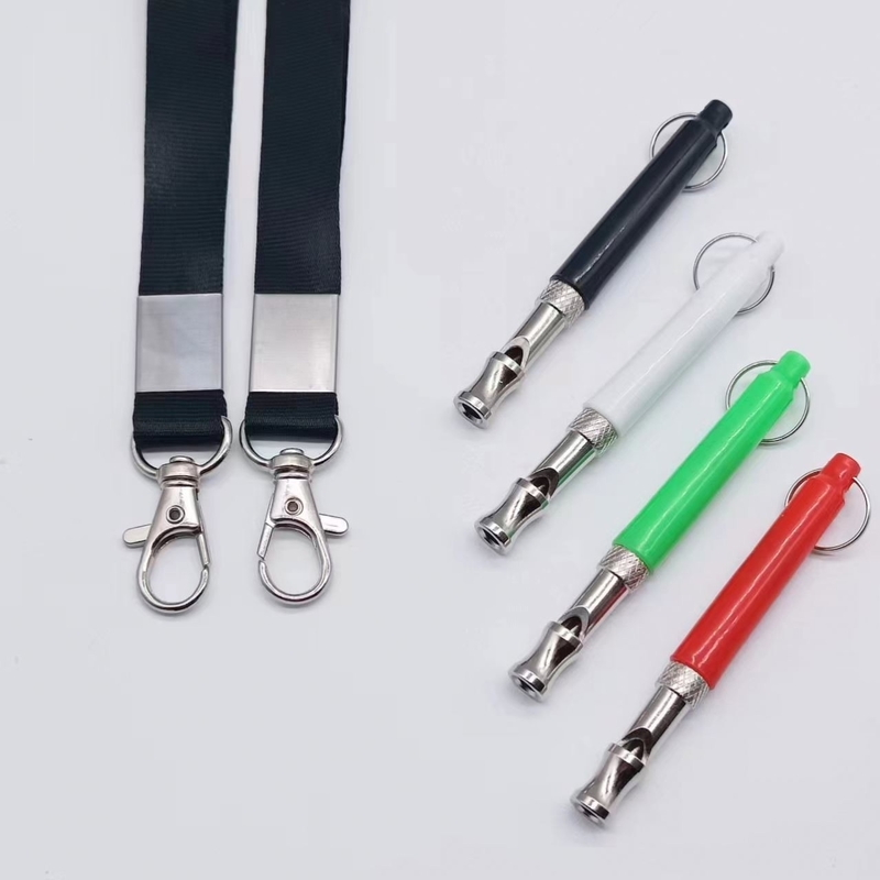 Black Metal Ultrasonic Dog Training Whistle Band for Small Dogs Training Accessory