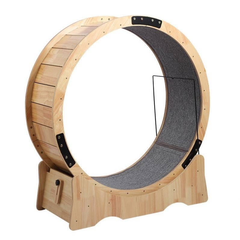 Fun Treadmill Toy for Cats Interactive Anti-depression Fiber Board Pet Exercise Wheel