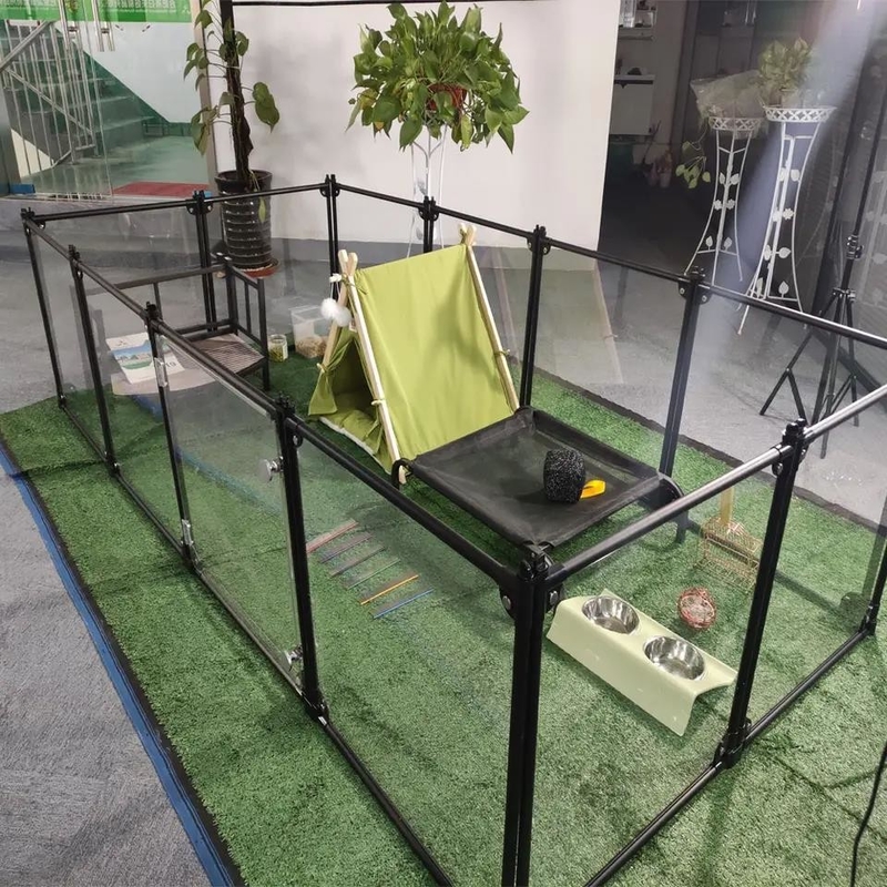 Portable Pet Playpen for Indoor/Outdoor Customized Color 6/8/10/12 Pcs Button Closure
