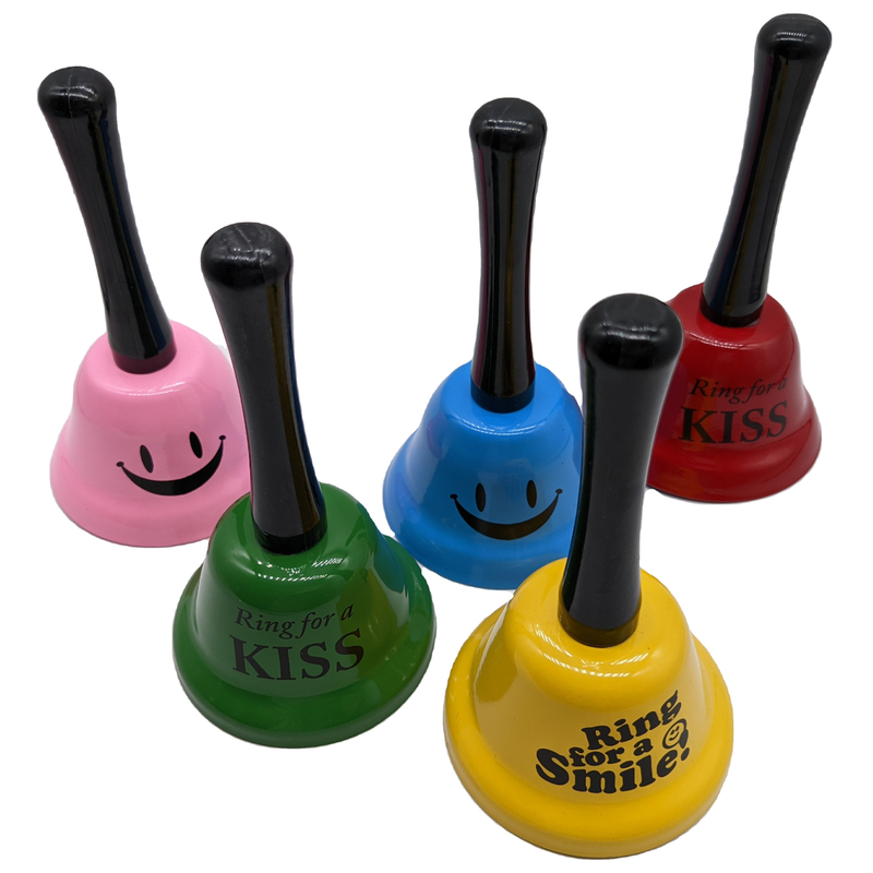 School Bell with Metal Handle Plastic Material Calling Other Occasion Multiple Color