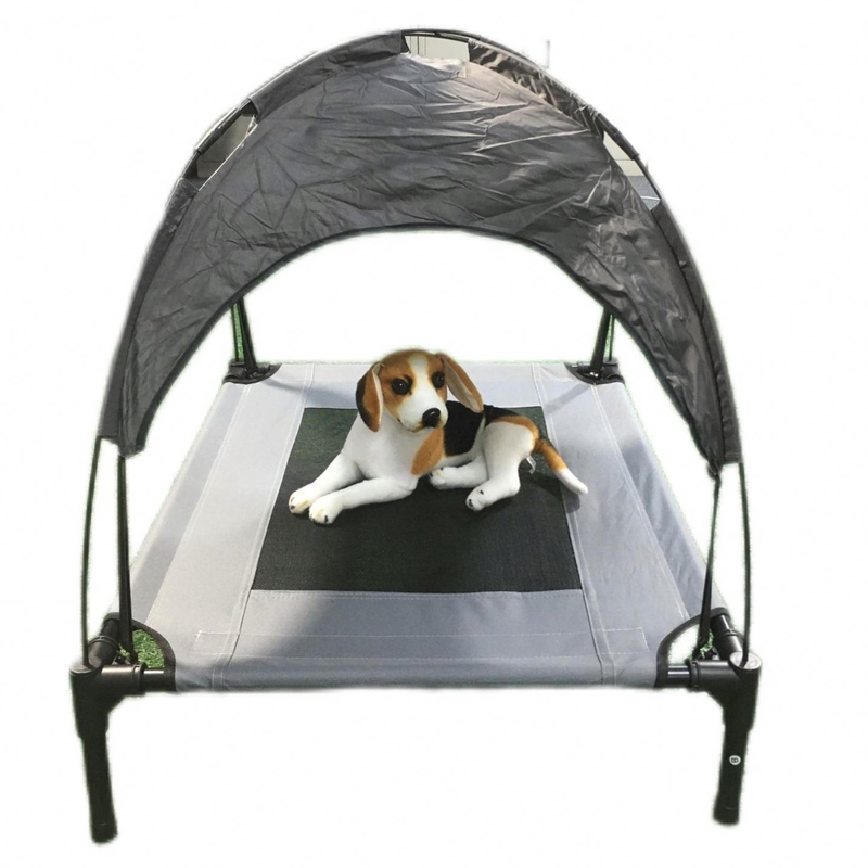 Sustainable Oxford Cloth Large Foldable Elevated Pet Bed for Small to Medium Animals
